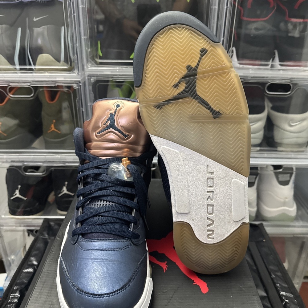 Air Jordan 5 Retro Bronze with Box Size  12 Men 136027 416 see pics - Picture 7 of 10